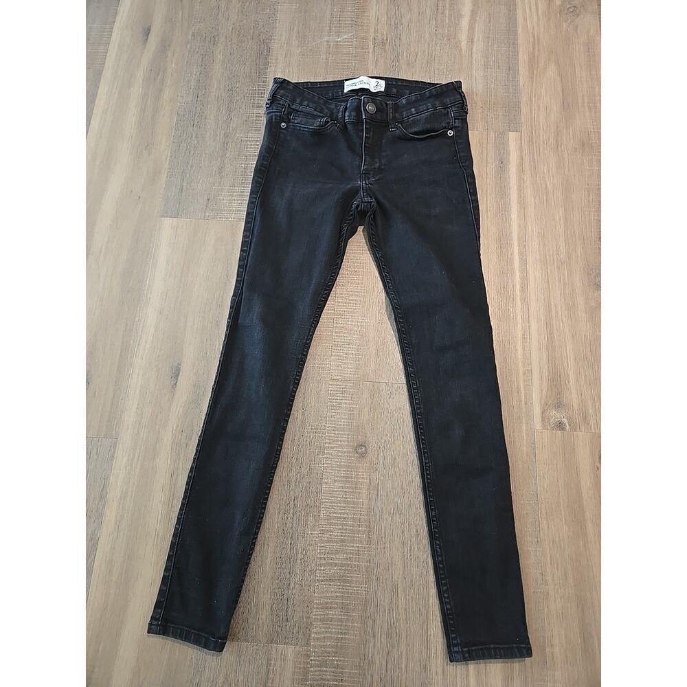 Abercrombie & Fitch High Rise Super Skinny Jeans 2s W 26 L 29 Black